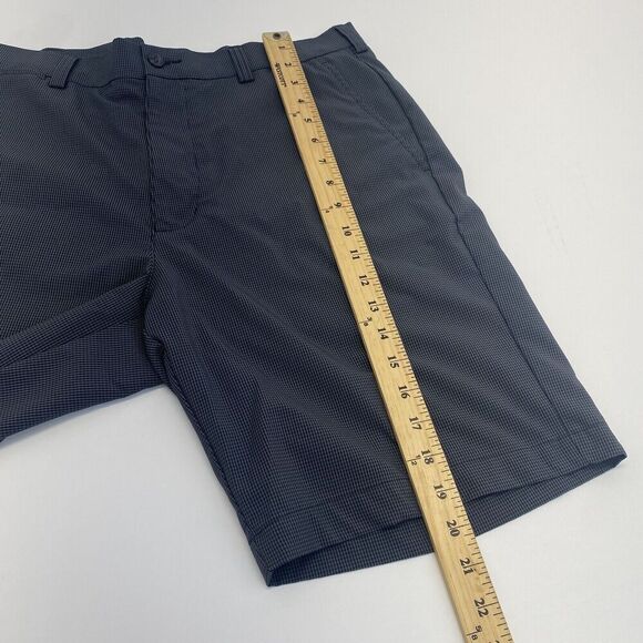 PGA Golf Shorts Men’s Size 36 Performance Chino Gray Pinstriped Dark Gray - Picture 4 of 15